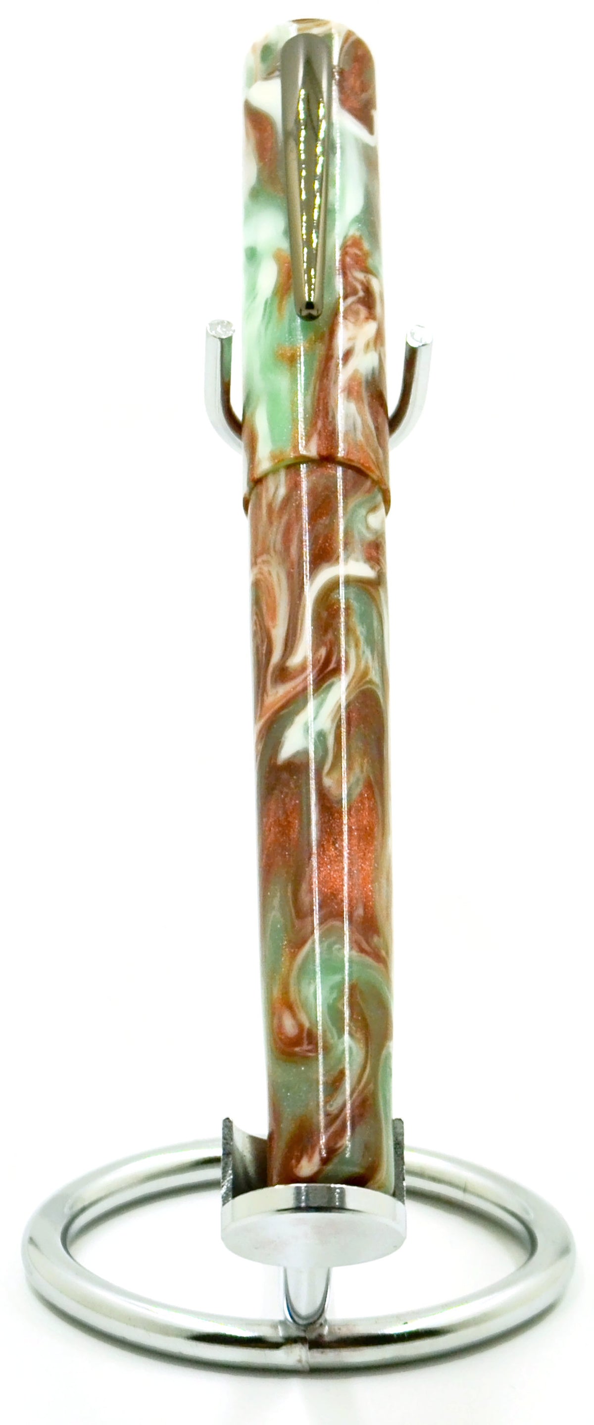 B24 - "Melted Ice cream" Diamond Cast Gunmetal Clip (220207)