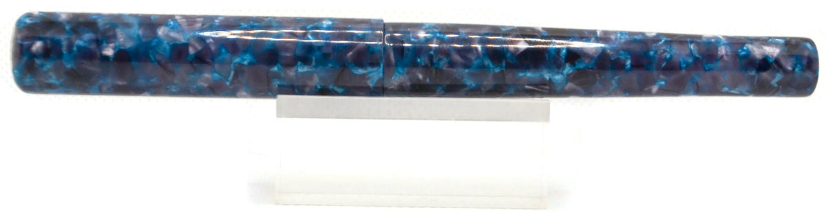 B24 - Blue/Red Italian Ice acrylic w/Clip