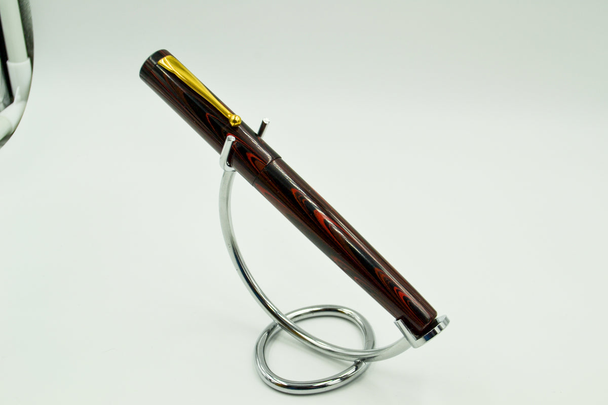 M615C - Black-Red Ebonite - JOWO 1.5 Nib