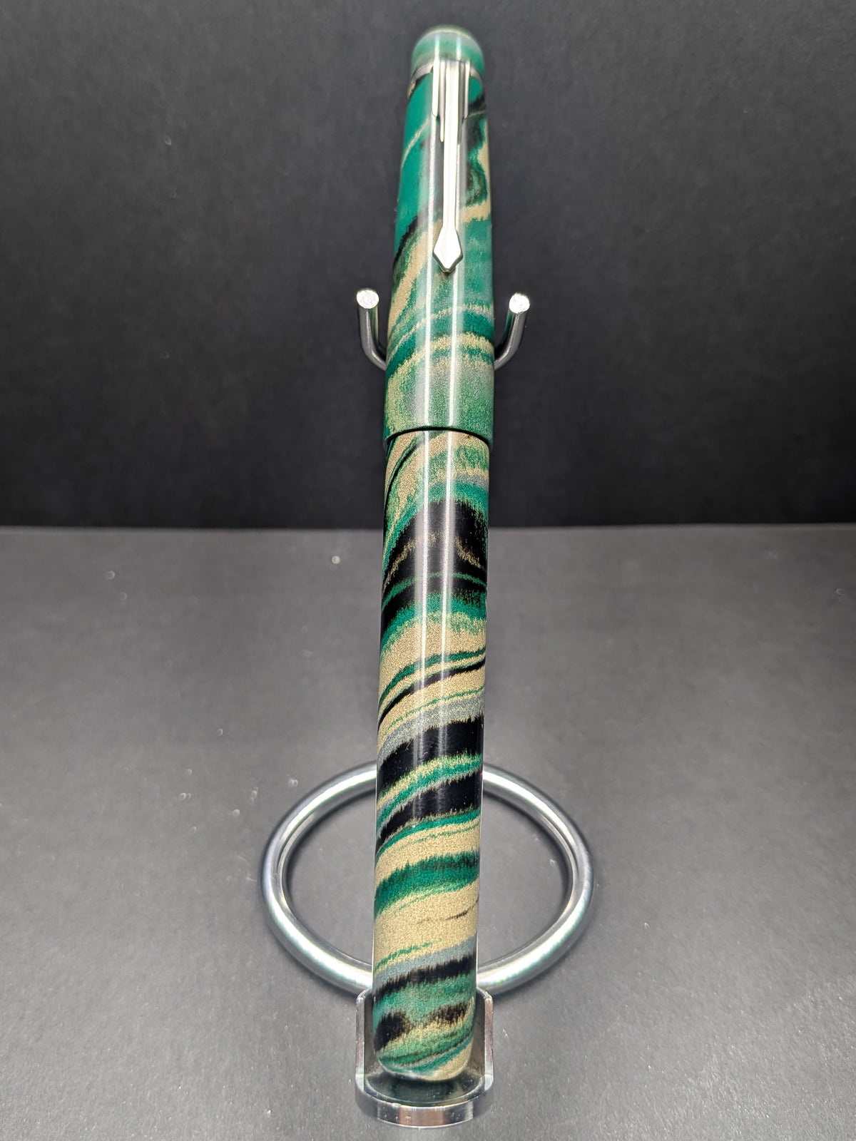 F24 - The Americana - Custom Nikko (teal, tan, grey, black) mottled