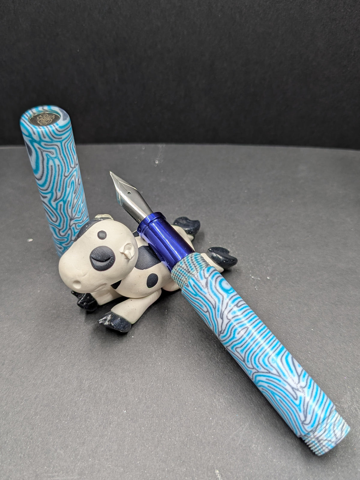 E14 - (CrazyFiber)- Taschenstift in Blue Lagoon