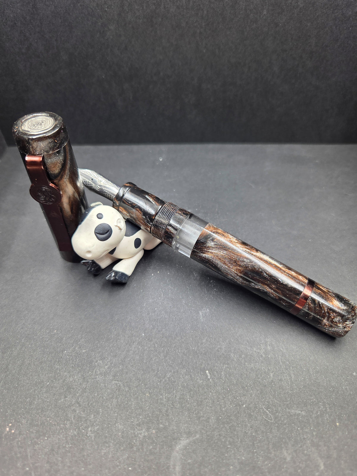 B46 - König - Heimdhall - Piston FIller (Natural with Bronze accents)