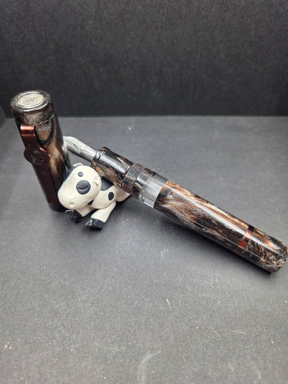 B46 - König - Heimdhall - Piston FIller (Natural with Bronze accents)