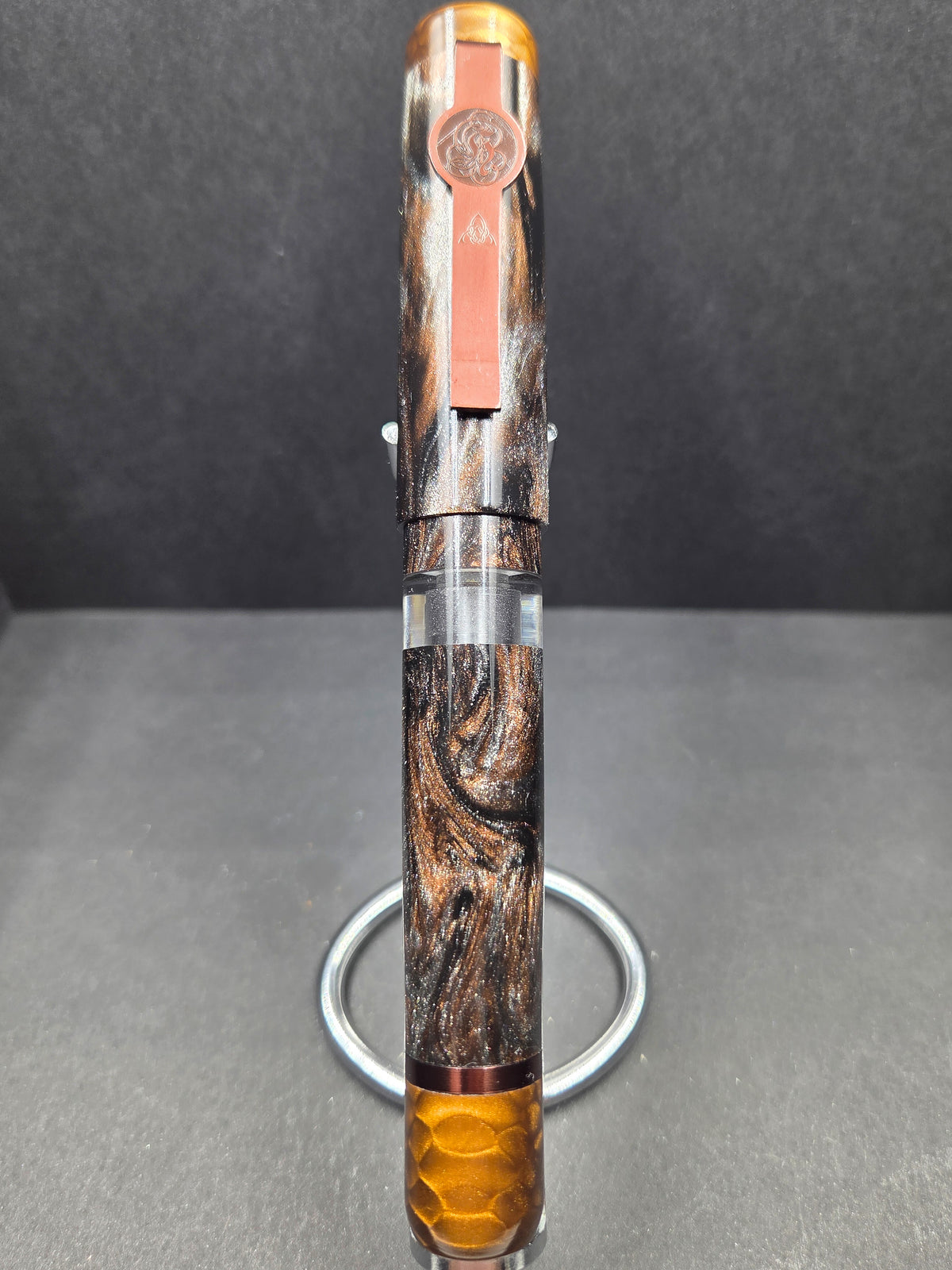 B46 - König - Heimdhall - Piston FIller (Juma Bronze Dragon with Bronze accents)