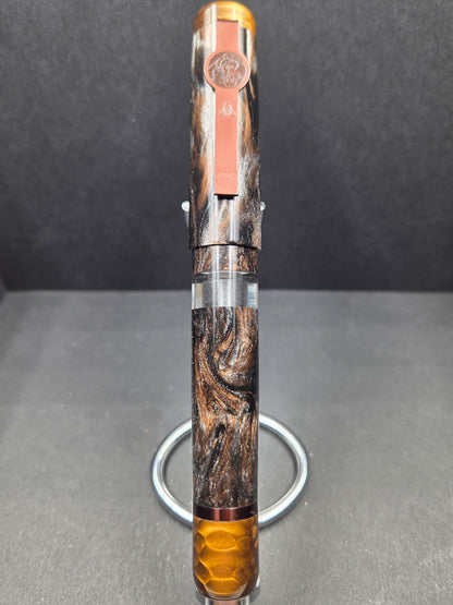 B46 - König - Heimdhall - Piston FIller (Juma Bronze Dragon with Bronze accents)