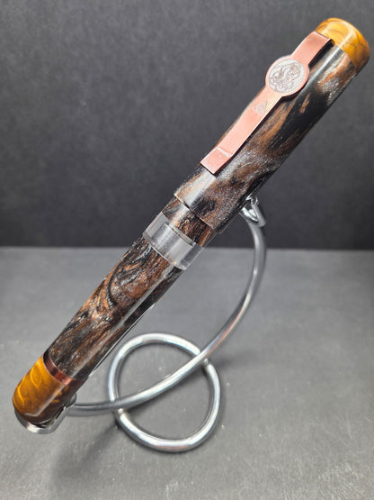B46 - König - Heimdhall - Piston FIller (Juma Bronze Dragon with Bronze accents)