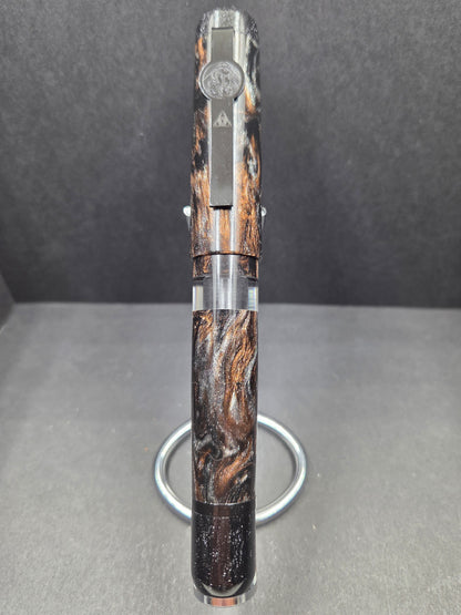 B46 - König - Heimdhall - Piston FIller (Black resin accents with Black metal accents)