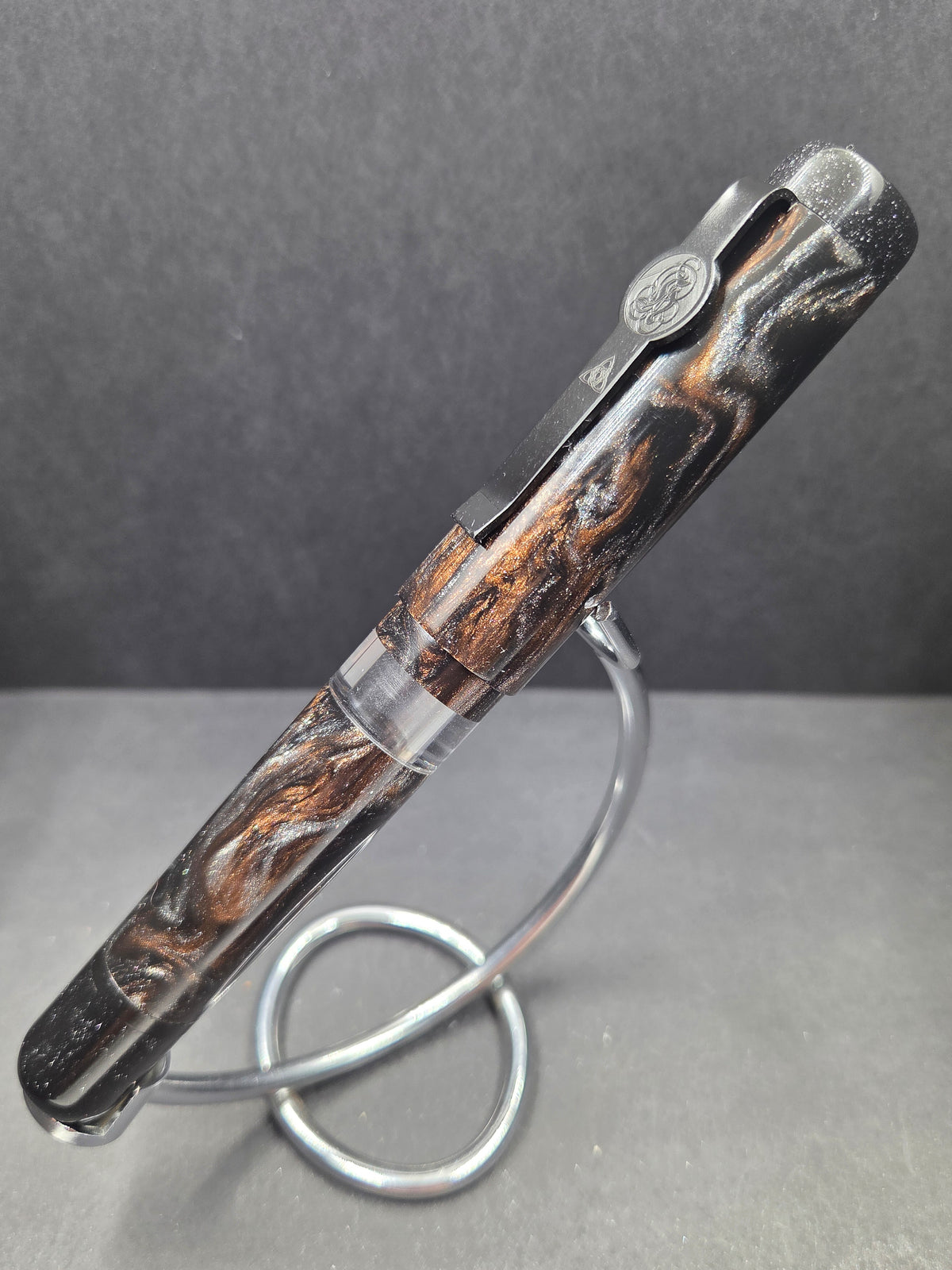 B46 - König - Heimdhall - Piston FIller (Black resin accents with Black metal accents)