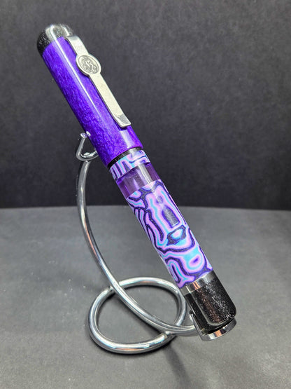 B46 - König - Violet Tendencies Crazy Fiber - Piston FIller (Purple/black accents)