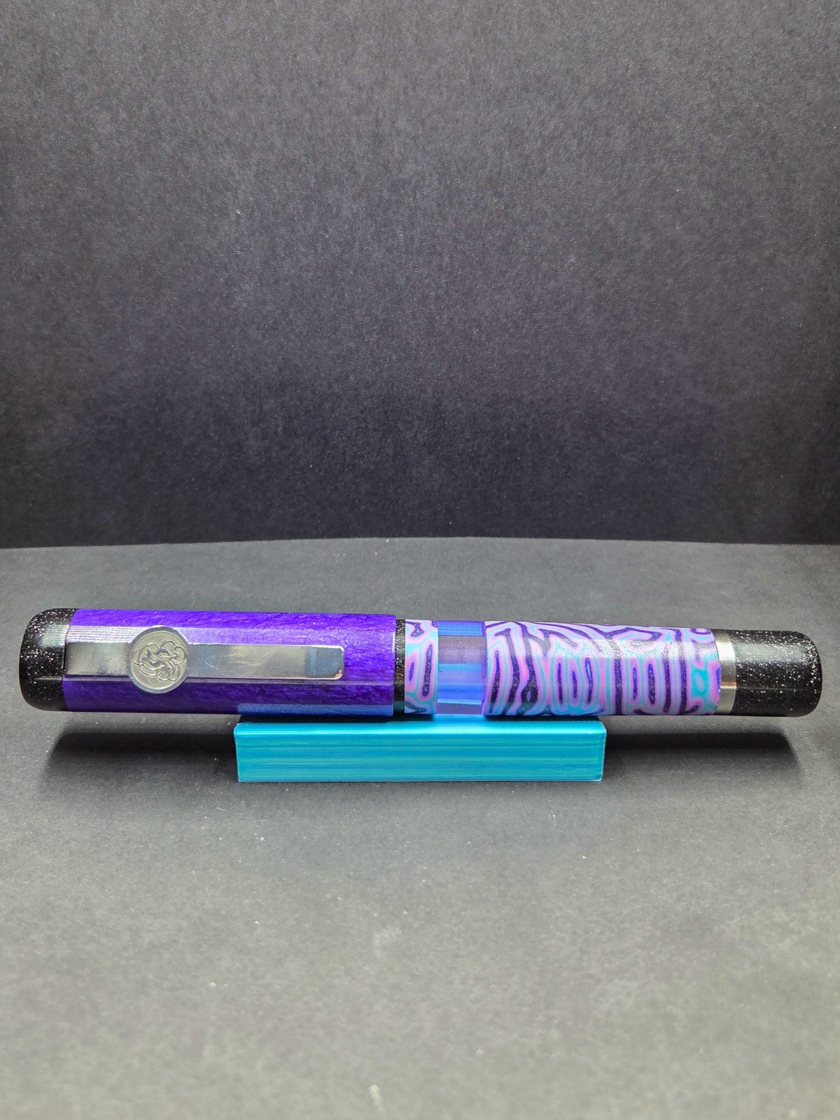 B46 - König - Violet Tendencies Crazy Fiber - Piston FIller (Purple/black accents)