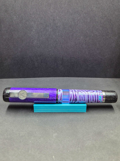 B46 - König - Violet Tendencies Crazy Fiber - Piston FIller (Purple/black accents)