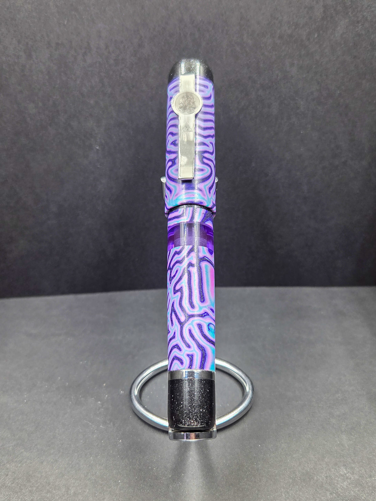 B46 - König - Violet Tendencies Crazy Fiber - Piston FIller (Black accents)