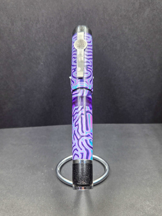 B46 - König - Violet Tendencies Crazy Fiber - Piston FIller (Black accents)