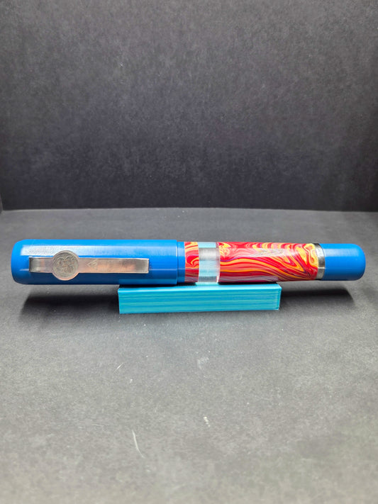 B46 - König - Synthetic Stone with blue Ultem accents