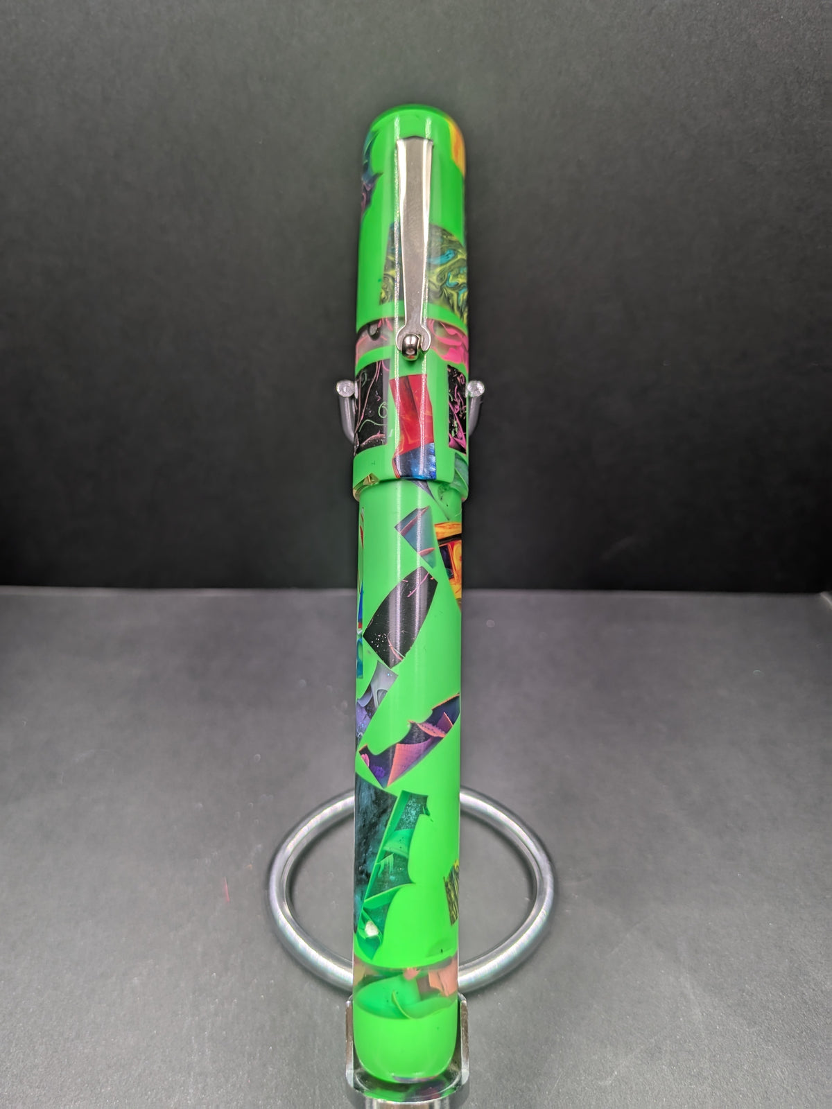 B36 - (Evancio) Neon Green Mosaic