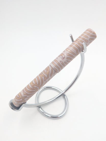 E14 - (CrazyFiber)- Taschenstift in Caramel Late Black Chrome Section