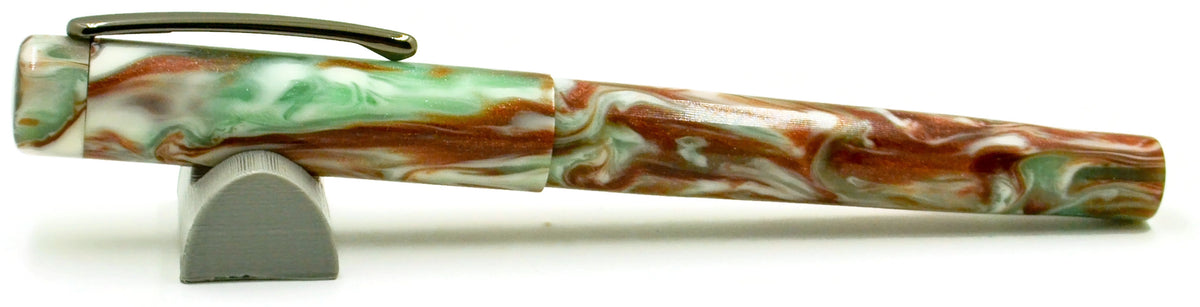 B24 - "Melted Ice cream" Diamond Cast Gunmetal Clip (220207)