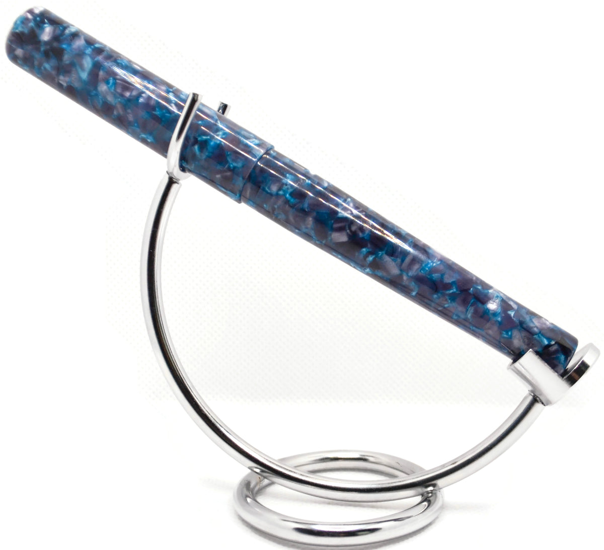 B24  -  Blue/Red Italian Ice acrylic w/Clip