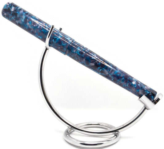 B24  -  Blue/Red Italian Ice acrylic w/Clip