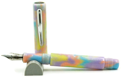Model E24 - "Unicorn Poop" Diamond Cast w/ Clip