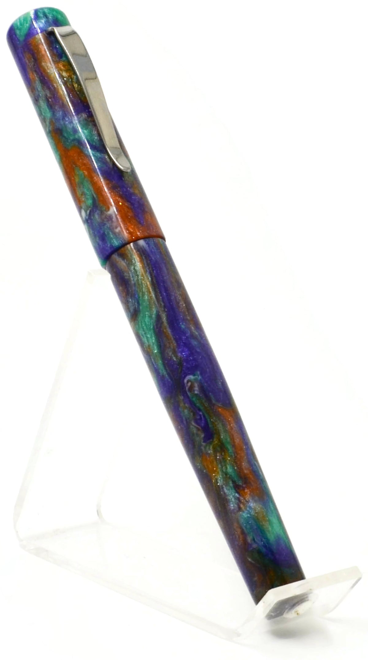 B24 - (Diamondcast) Autumn Leaves Stainless clip (220353)