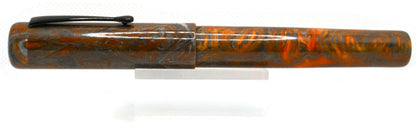 B36 - Evancio - Molten Damascus Back Clip - #8 nib