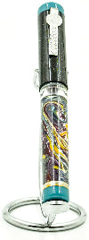 B46 - König - SNR Simon Says swirl with galaxy black cap and trim (matching section)